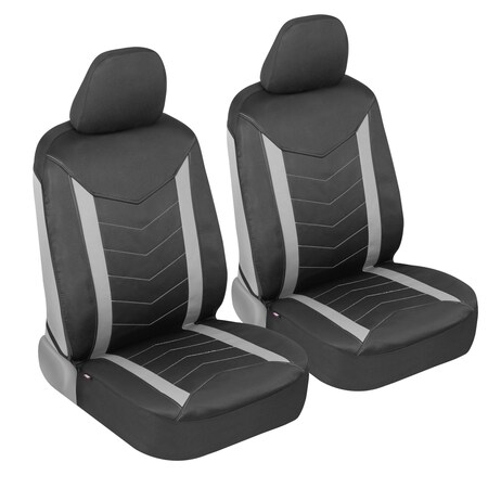 Motor Trend Neoprene Waterproof Sideless Seat Cover Two-Tone/Gray 4Pc MTSC-284-GR